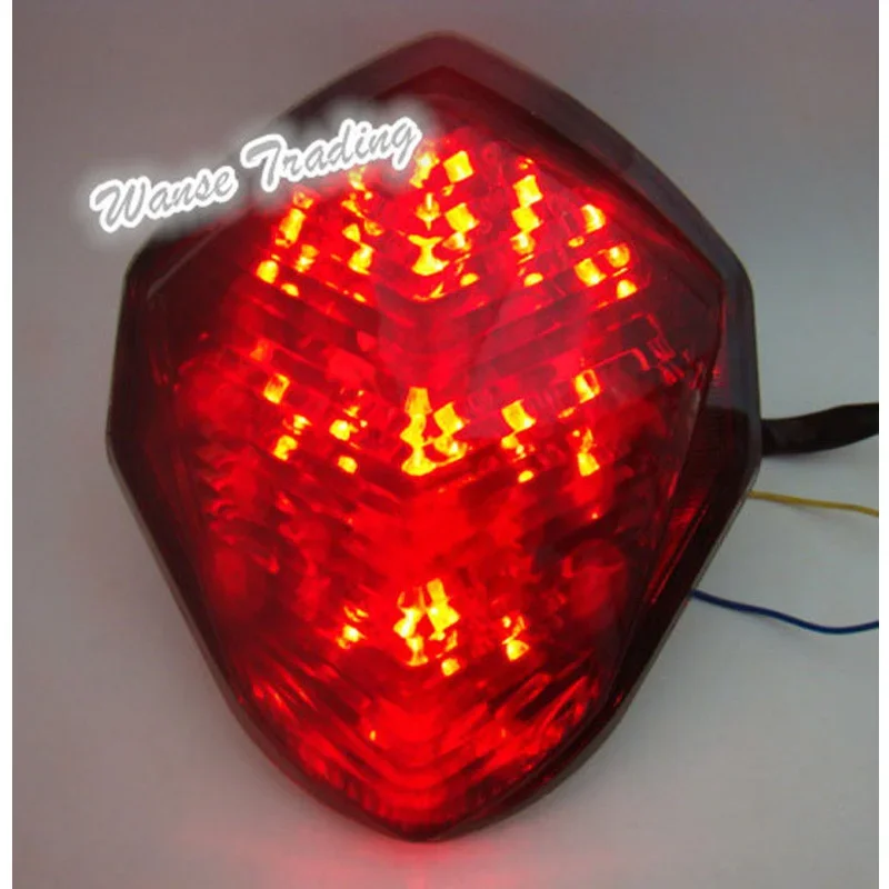 waase For Suzuki GSXR1000 GSXR GSX-R 1000 K3 K4 2003 2004 Rear Tail Light Brake Turn Signals Integrated LED Light