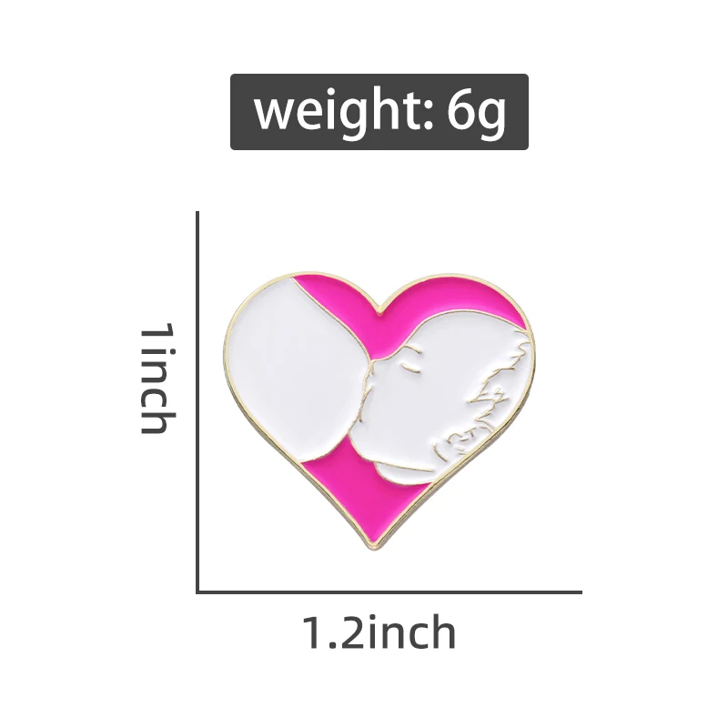 Enamel Pins Custom Breast Feeding Brooches Lapel Badges Love Kids Jewelry Gift for Family Mother and Baby