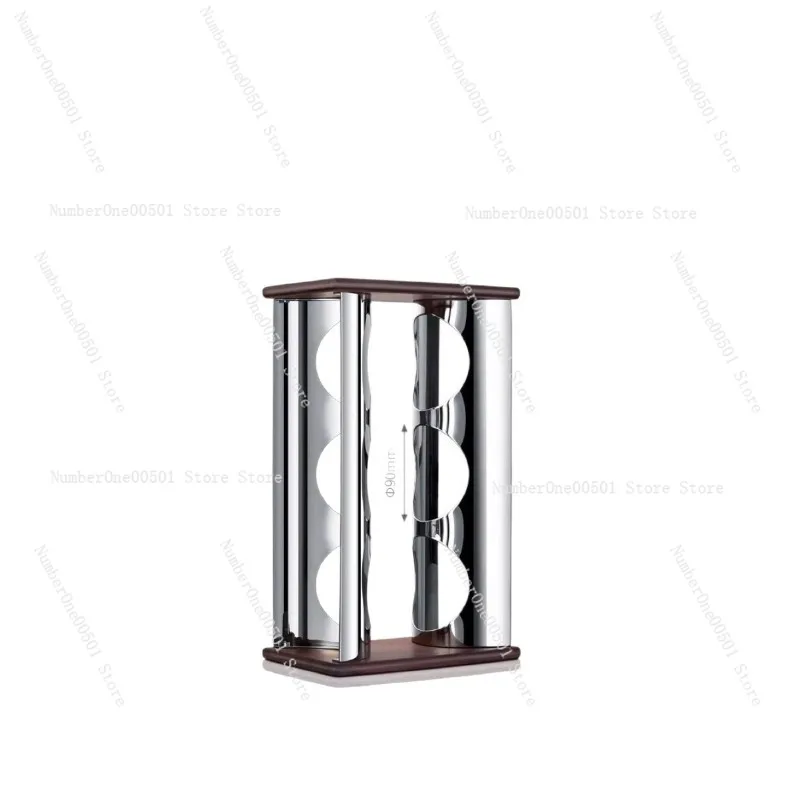 Original Luxury Wine Rack Walnut Stainless Steel Storage Display Holder for Red Wine Modern Home Decor Housewarming Gift