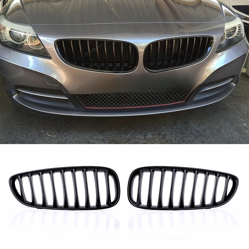 

Z4 E89 Upgrade ABS Single Slat Gloss Black Front Bumper Kidney Center Grill Grille Mesh 2009-2016