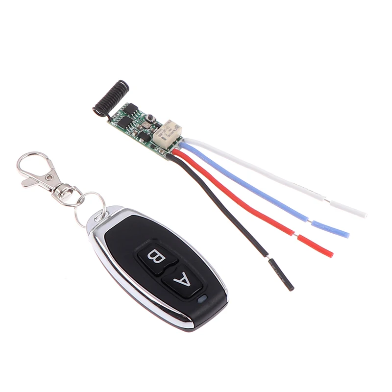 Trasmettitore ricevitore 1CH Wireless per Scooter con interruttore di controllo relè remoto RF 433Mhz