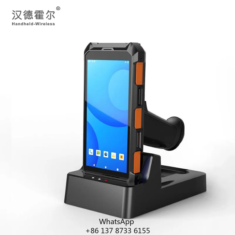 

5.5inch Portable Industrial Handheld Terminal PDA Android 13 Barcode Scanner Inventory Warehouse Scanner With NFC Tag Reader