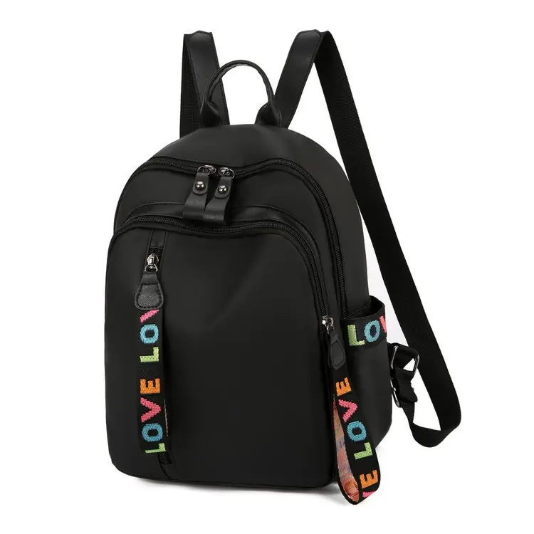 Fashion Oxford Cloth Backpack Lightweight Crossbody Large Capacity Travel College Style School Bag