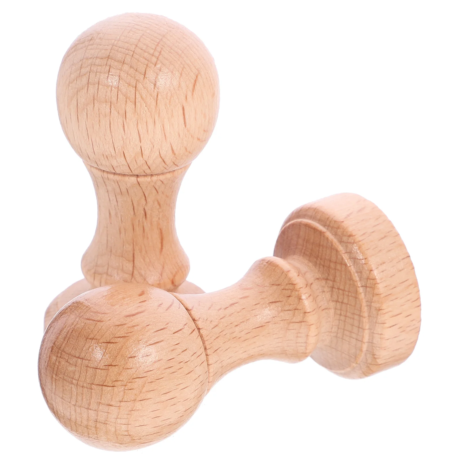 2 قطعة ختم الخشب الحرفية الجميلة DIY بها بنفسك ختم فارغ لمذكرات سجل القصاصات بطاقات اليدوية تغليف الهدايا المواد الطبيعية حافة مدورة آمنة