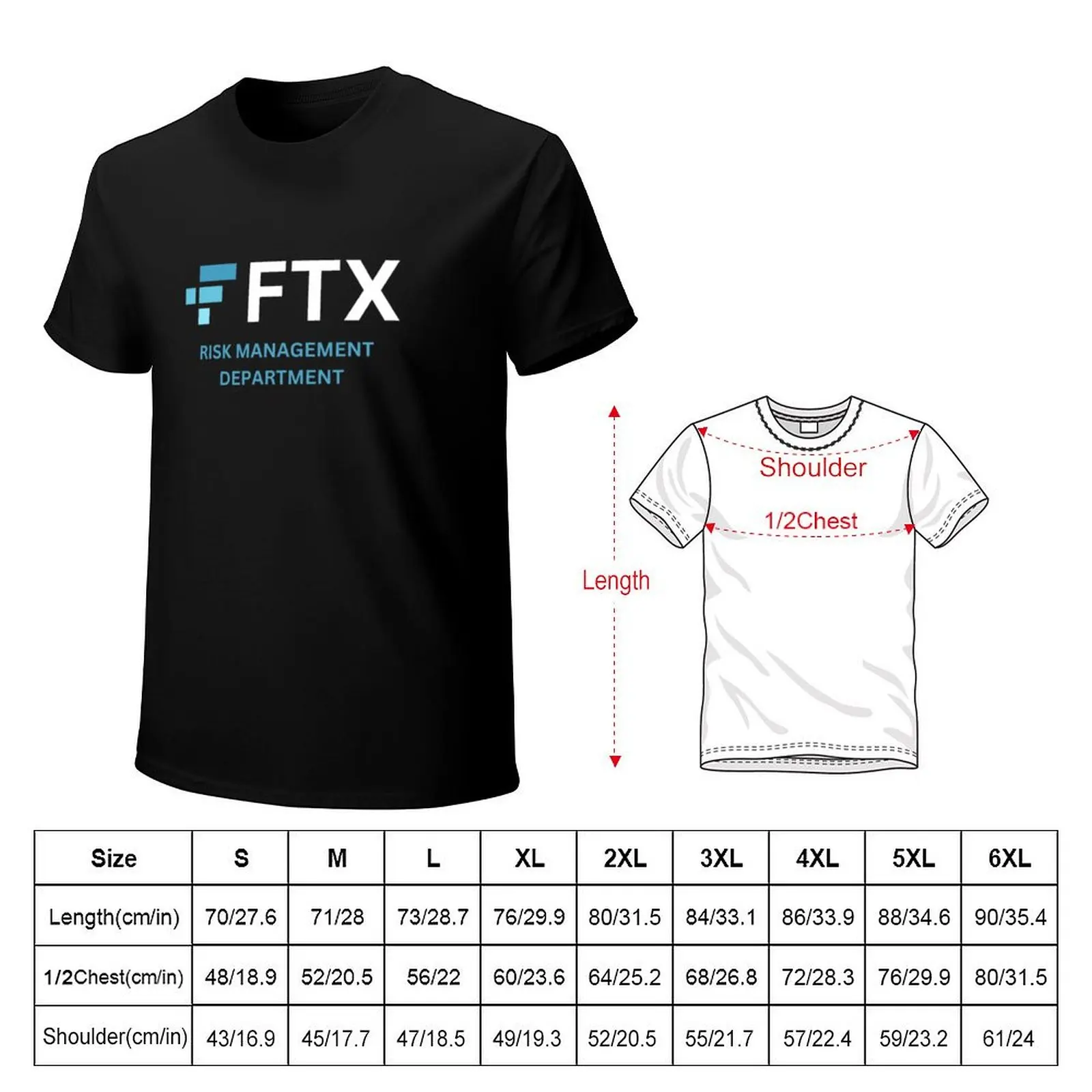FTX Risk Management Department T-Shirt Long Lasting Casual T-Shirt