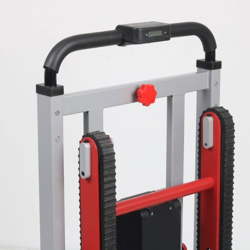 Border Foldable Aluminum Electric Stair Climbing Trolley Hand Truck Cart with OEM Option 160kg Load Capacity view 5