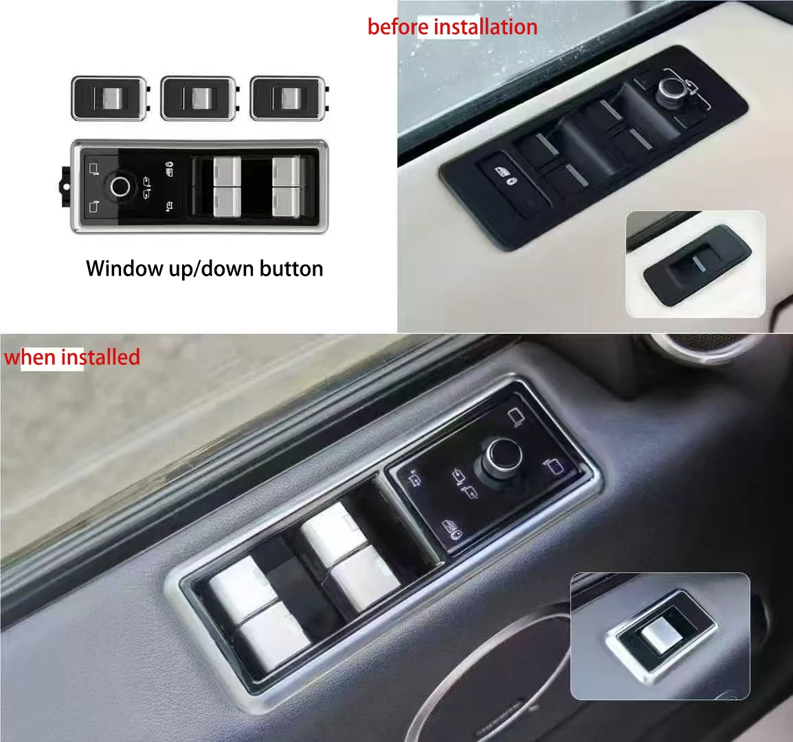 Car Window Regulator Button Switch for  Vogue / Sports Accessories
