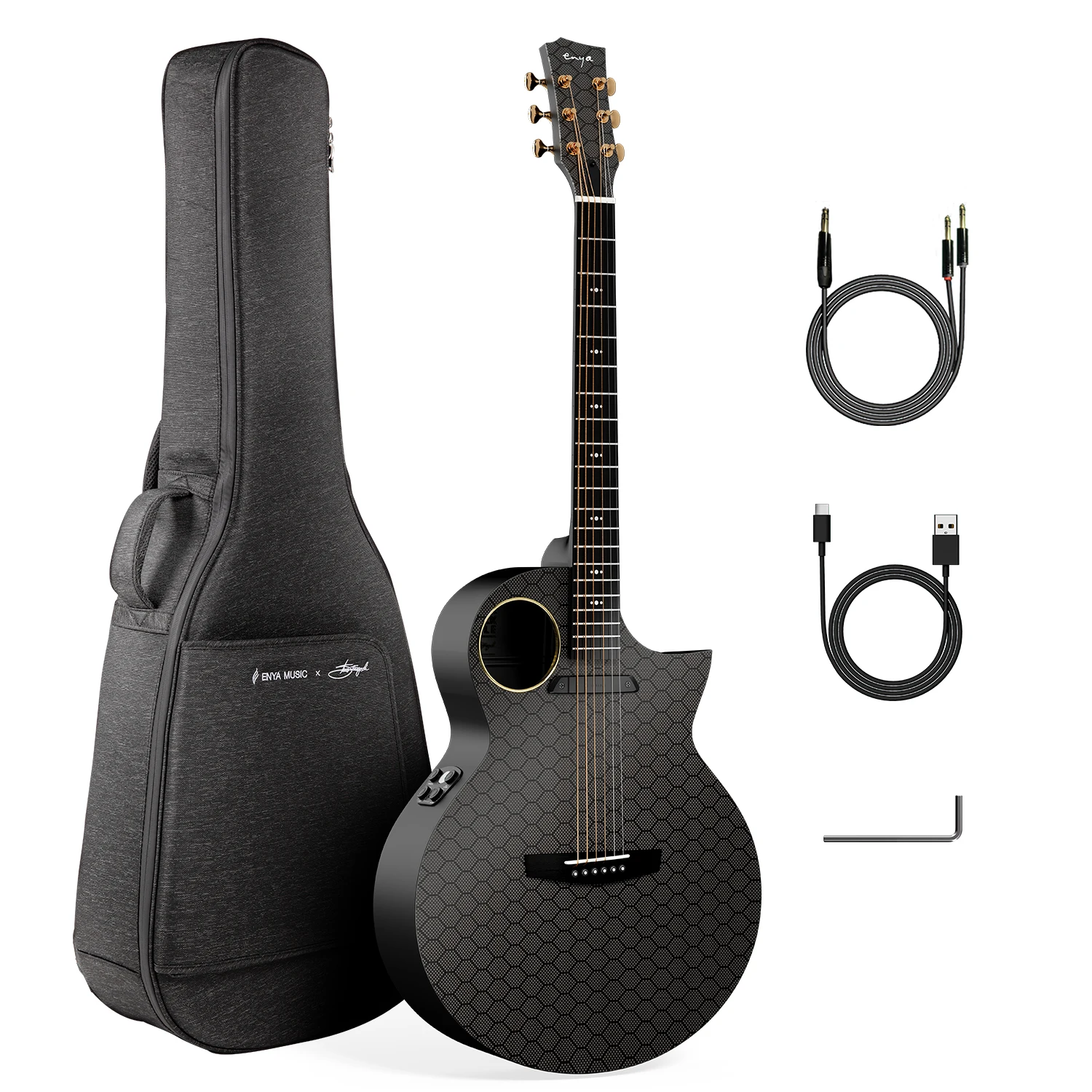 Enya X4 PRO Custom Luca Stricagnoli – Black Hole, 41