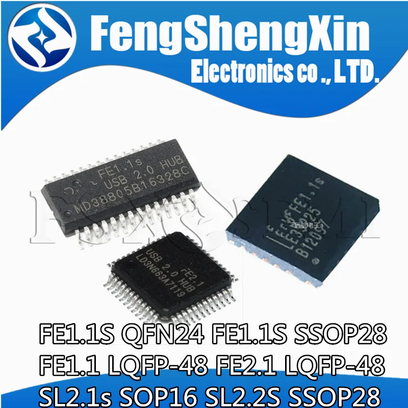 5pcs FE1.1S SL2.2S SSOP28 FE1.1 FE2.1 LQFP-48 SL2.1s SL2.1A SOP16 FE1.1S QFN24 Shunt chip IC