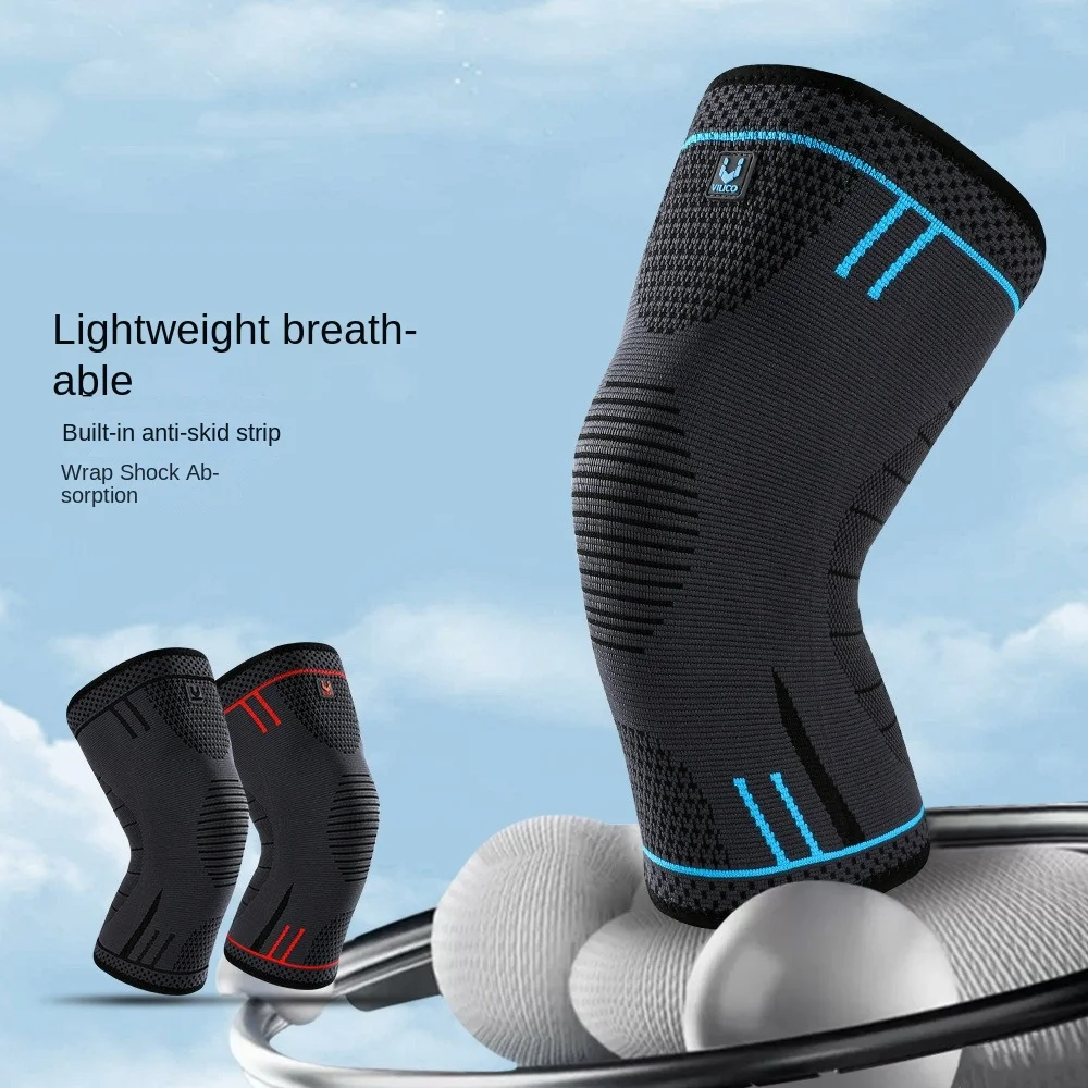

1 Pair High Elastic Sport Knee Pads Breathable Compression Knee Braces Sweat Absorption Comfortable Sport Knee Support Gym