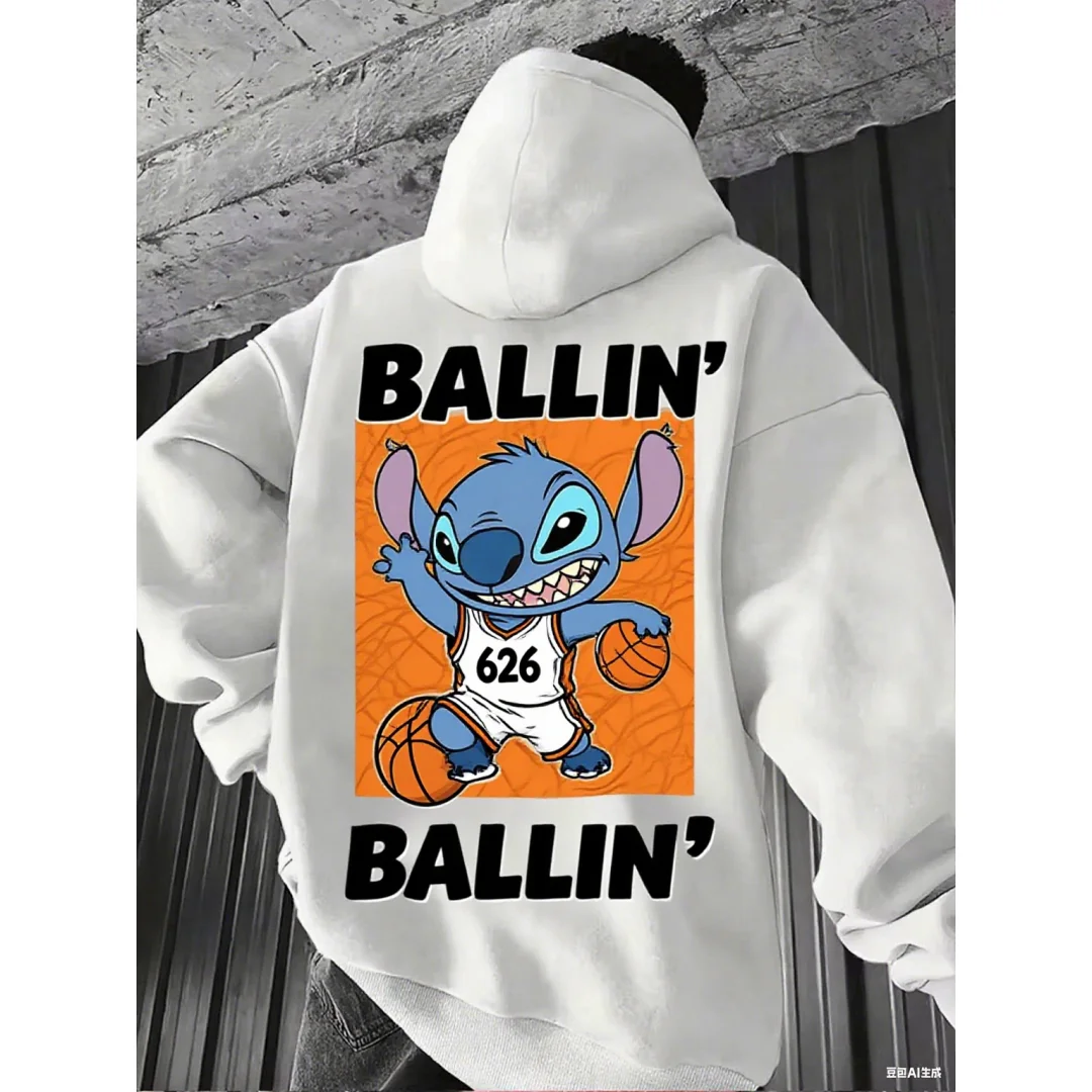 Disney stitch gráfico hoodie cosplay roupas 3d impressão outono moda sweatshirts y2k crianças hoodies das mulheres dos homens