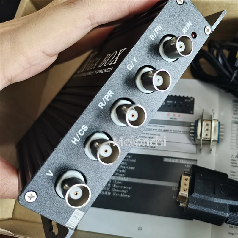 Convertisseur vidéo industriel GBS-8219 XVGA BOX RGB vers VGA RGBS vers convertisseur vidéo VGA (prise US)