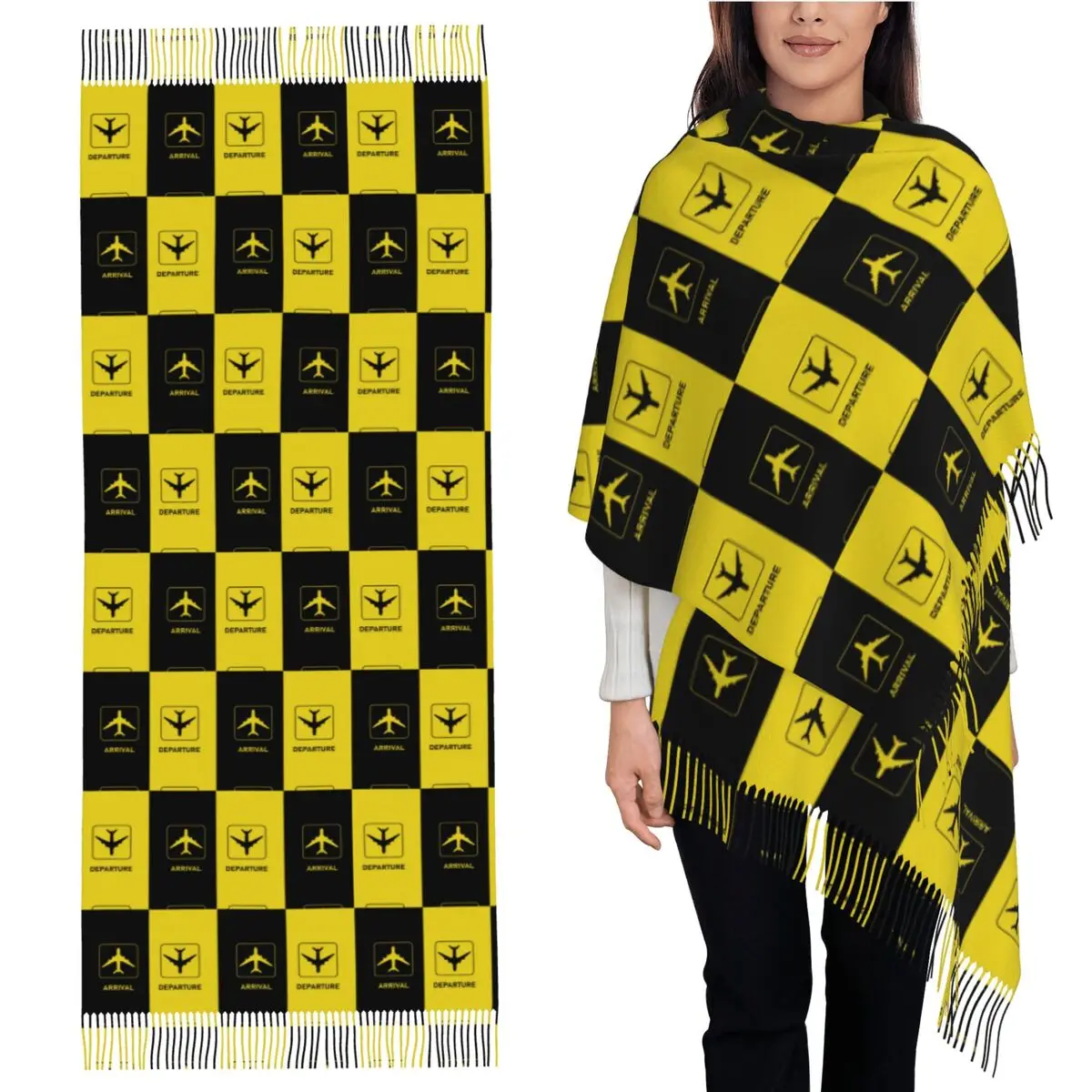 

Авиационное поступление, футболки с надписью и более шарф, шарфы с кисточками, женские мягкие теплые шали и накидки, большая осенне-зимняя шаль