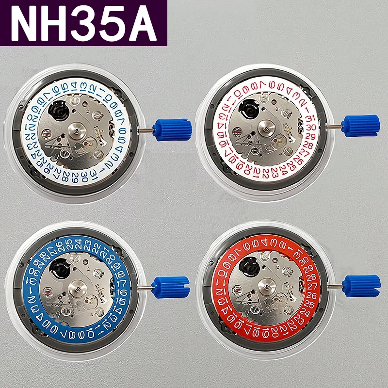 Watch Accessories Newly Modified Calendar Color Nh35a Fully Automatic Mechanical Movement Nh35 Movement