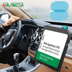 8GB FX V12 West Europe SAT NAV GPS Naviation SD Map Card RNS 310 System Update Software for VW