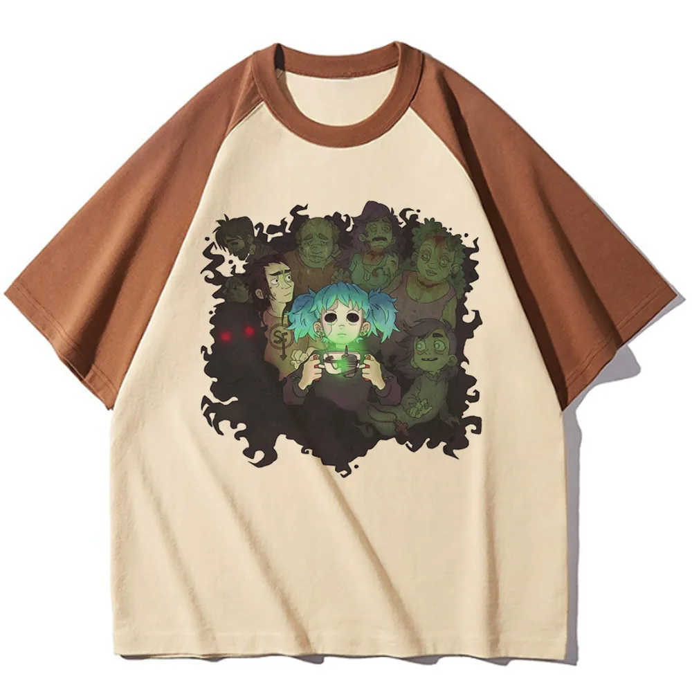 Sally Face tshirt women graphic youthful pattern top girl manga 2000s anime clothes