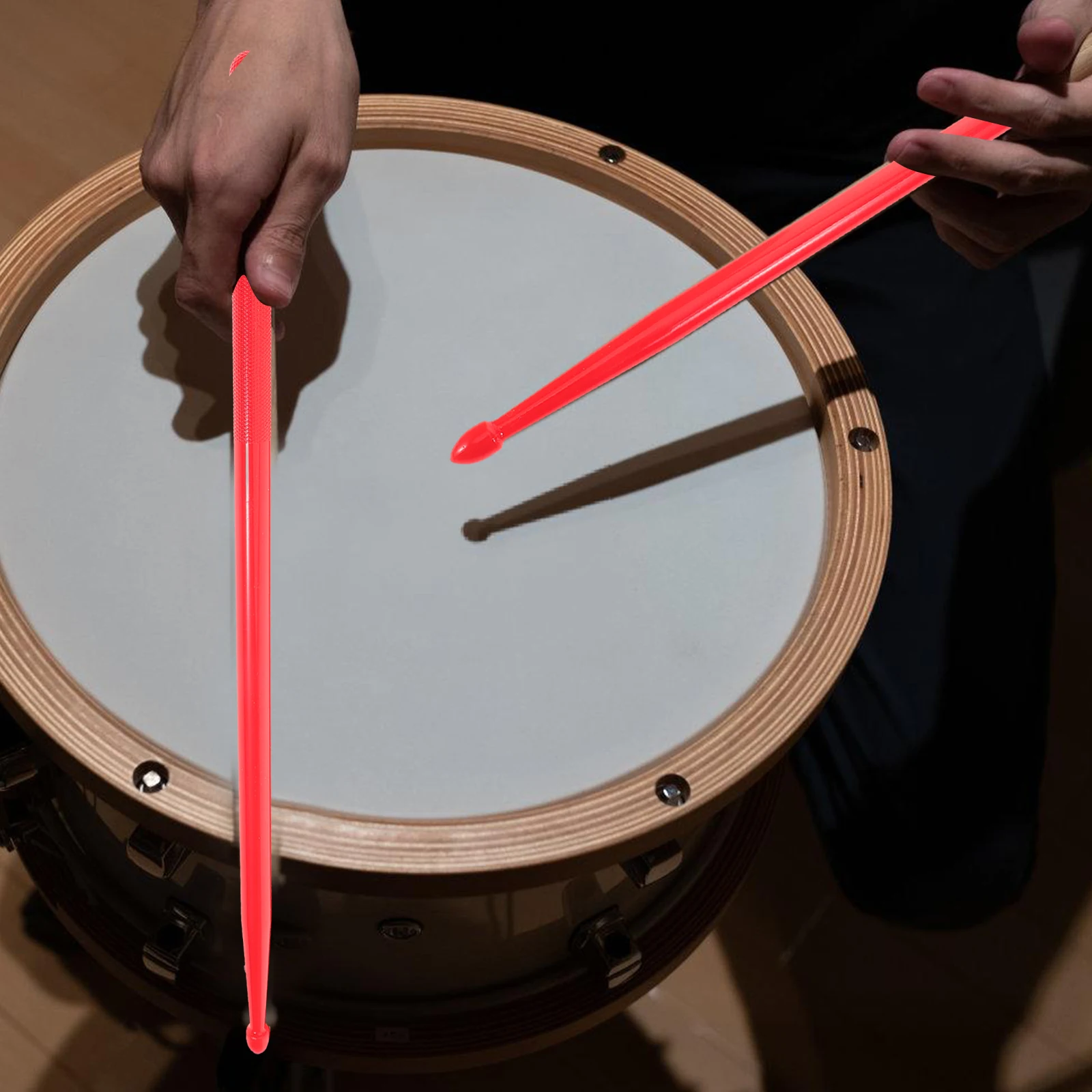 

1 Pair Nylon Drumsticks For Drum Lightweight Durable Sticks Fits All Drum Types Professional Grade - Perfect Gift For Drummers