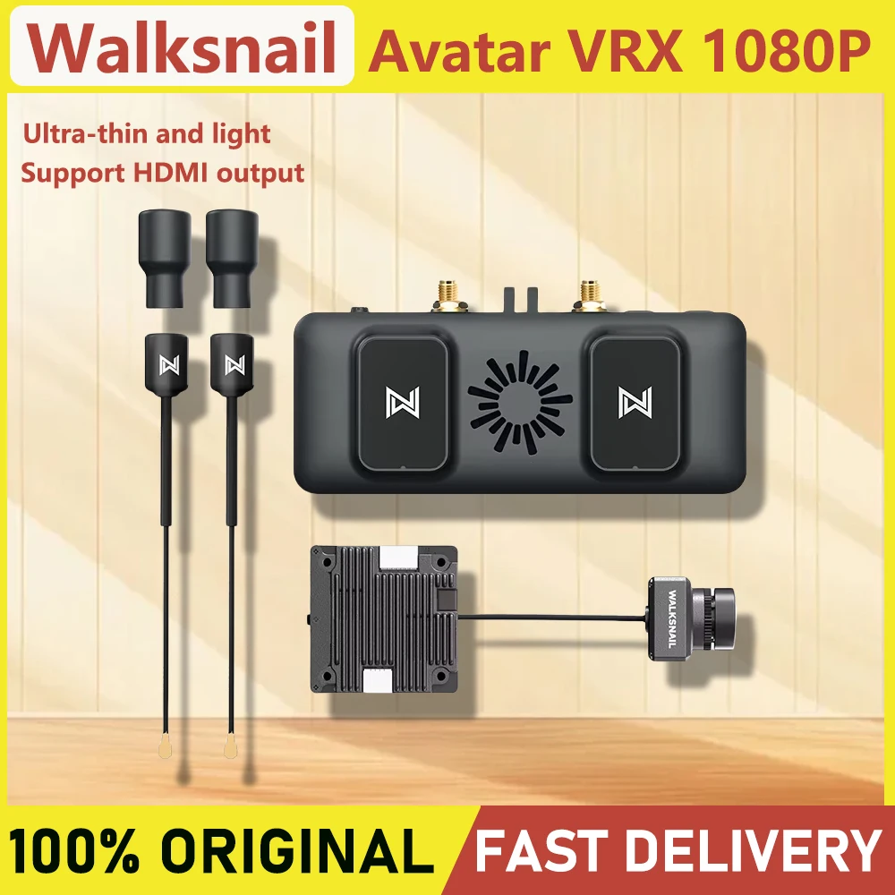 Walksnail Avatar Vrx 1080p/60fps 4km Distance Output Avatar 1s Kit / Avatar Micro Kit For Fpv Drone Rc Model