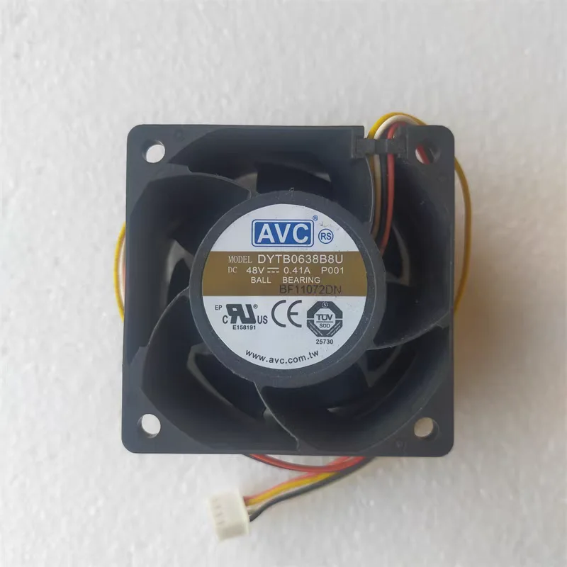 BARU ASLI DYTB0638B8U-P001 48V 0.41A 6038 60x60x38mm KIPAS PENDINGIN RADIATOR