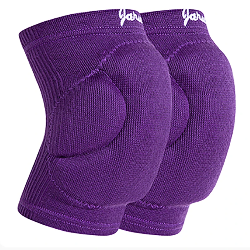 JANUS 1 Pair Elastic Thickening Kneepad Dance Yoga Volleyball Extreme Sports Knee Pads Brace Support Basketball Knee Protector