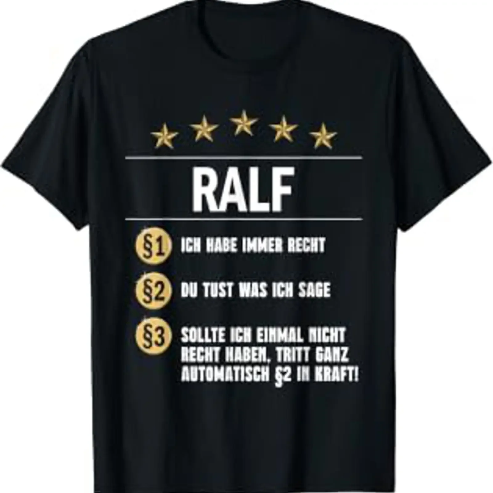 Personalisiertes Lustiges Vorname Ralf T Shirt vintage Washed Versatile Breathable homme Stylish designer clothes Casual