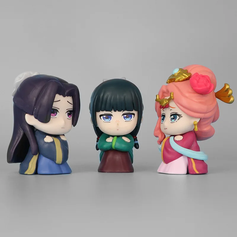 9cm Figurka w stylu Q The Apothecary Diaries, ręcznie robiona figurka zwierzątka, ozdoba na biurko, do pokoju, samochodu, prezent dla fanów, zabawka urodzinowa.