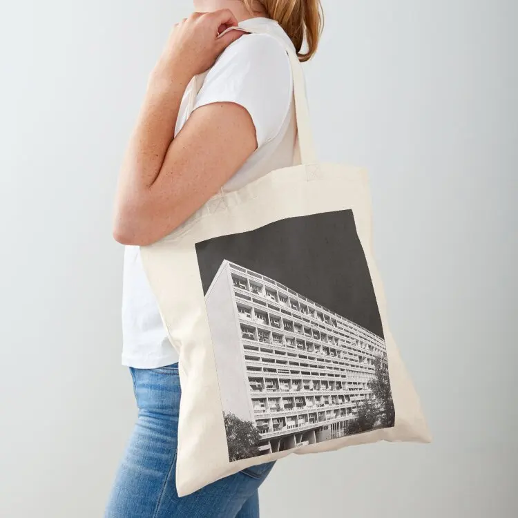 Unit?? D'Habitation, Le Corbusier - Brutalism, Modern Design Tote Bag hand bags Handbags tote bag men