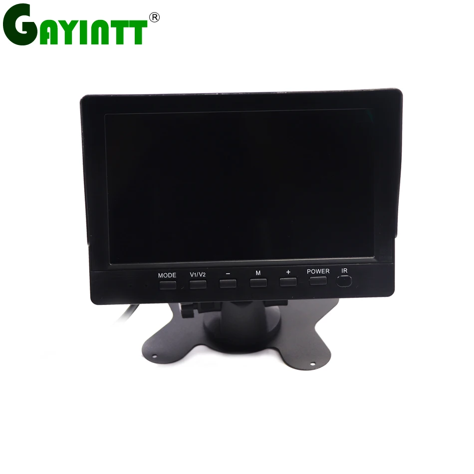 GAYINTT AHD CAR HD 1024*600 7 Inch Color TFT LCD Screen Rear View Display Monitor for Truck Bus Vehicle