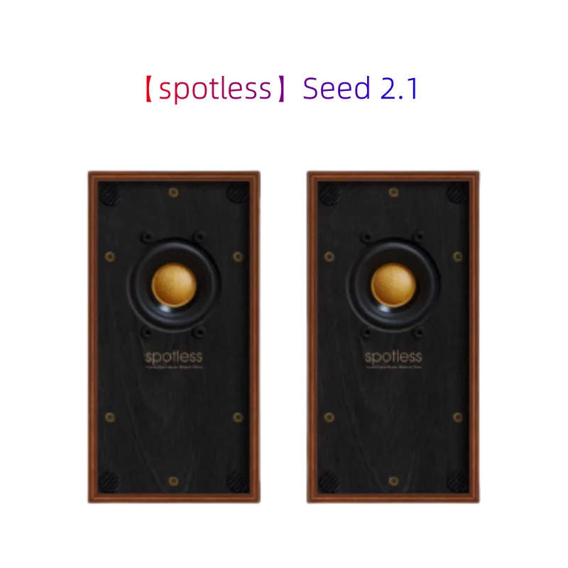 

Новая 1 пара [spotless] Seed2.1 HIFI 2-дюймовые полночастотные настольные ручные колонки для книжной полки