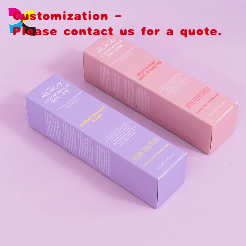 custom.Customize Cosmetic Paper Packaging Boxes Beauty Skin Care