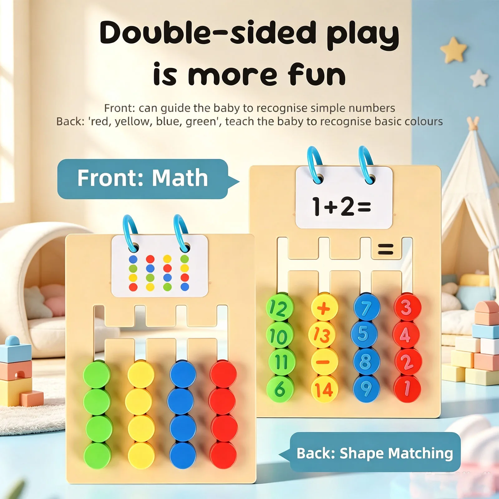 New Wooden Word Spelling Movement Game - Movable Letter Blocks Suitable For Children's Spelling And Fine Motor Skills Developmen