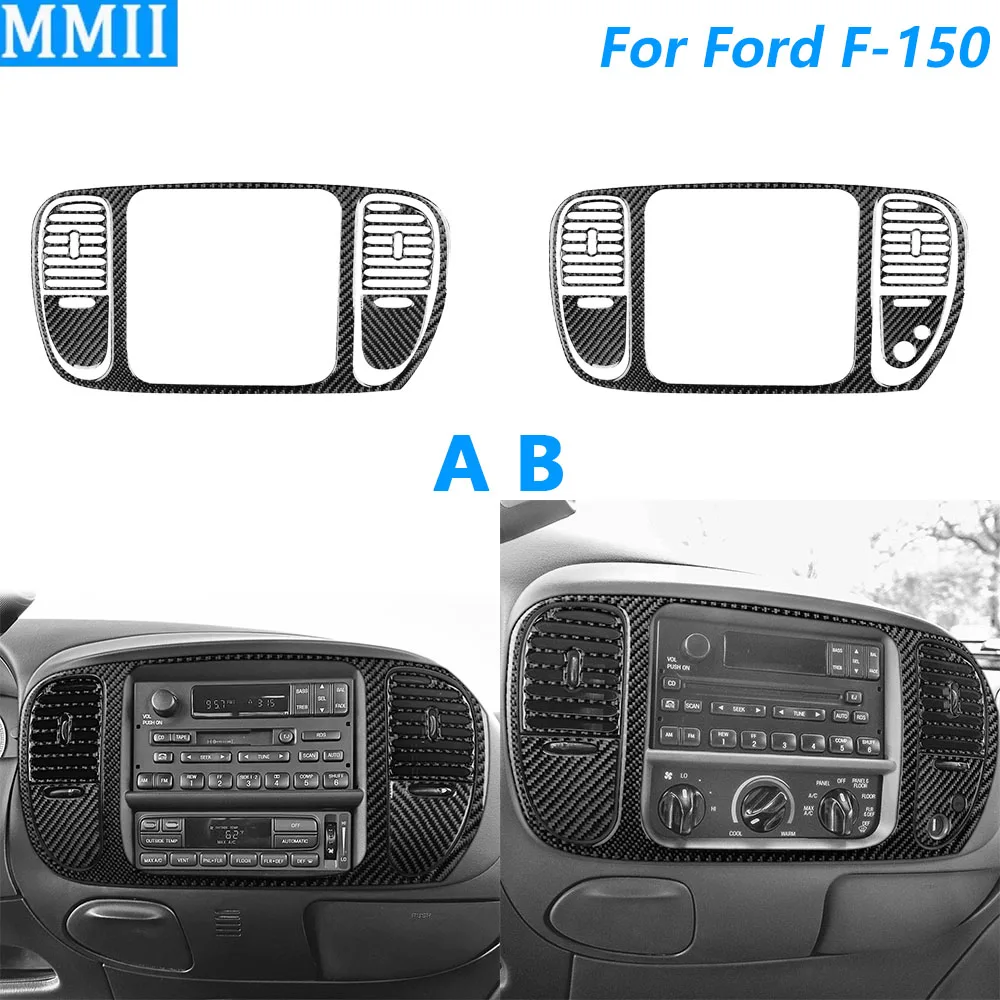 

Для Ford F-150 Raptor 1997-2004: Комплект накладок из карбонового волокна для центральной консоли (радио, CD, кондиционер, воздуховоды) – аксессуары для автомобиля, наклейки