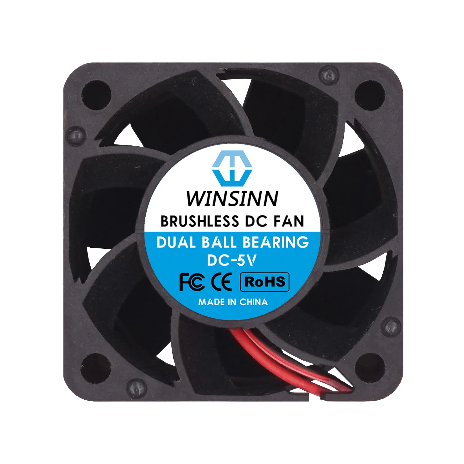 WINSINN 4028 40mm wentylator DC 5V 12V 24V tuleja/podwójne łożysko kulkowe bezszczotkowe chłodzenie 40x28mm 2PIN