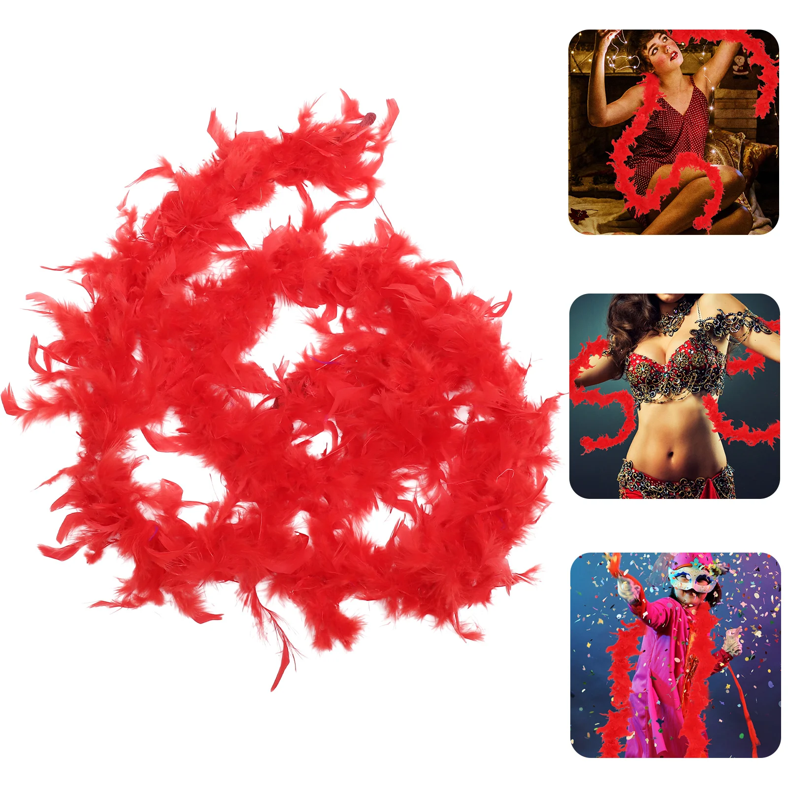 

Turkey Furry Strips Crafts Trim Wedding Party Costume Plume Boa Accessories For Women Stage Dance Sewing Decorative