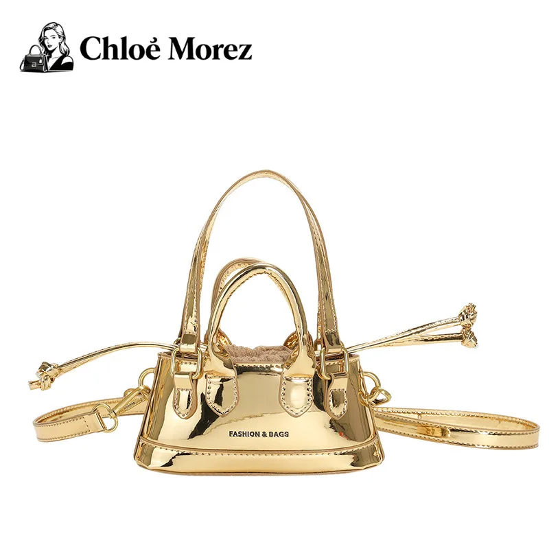 

Маленькая мини-сумка, модная маленькая квадратная сумка из лакированной кожи, популярная в Instagram сумка через плечо для женщин