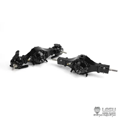 LESU 1/14 LKW Tamiya Traktorachse Q911 Serie Differentialsperre Schlammachsmodell Radium Geschwindigkeit Klassische Achse 3