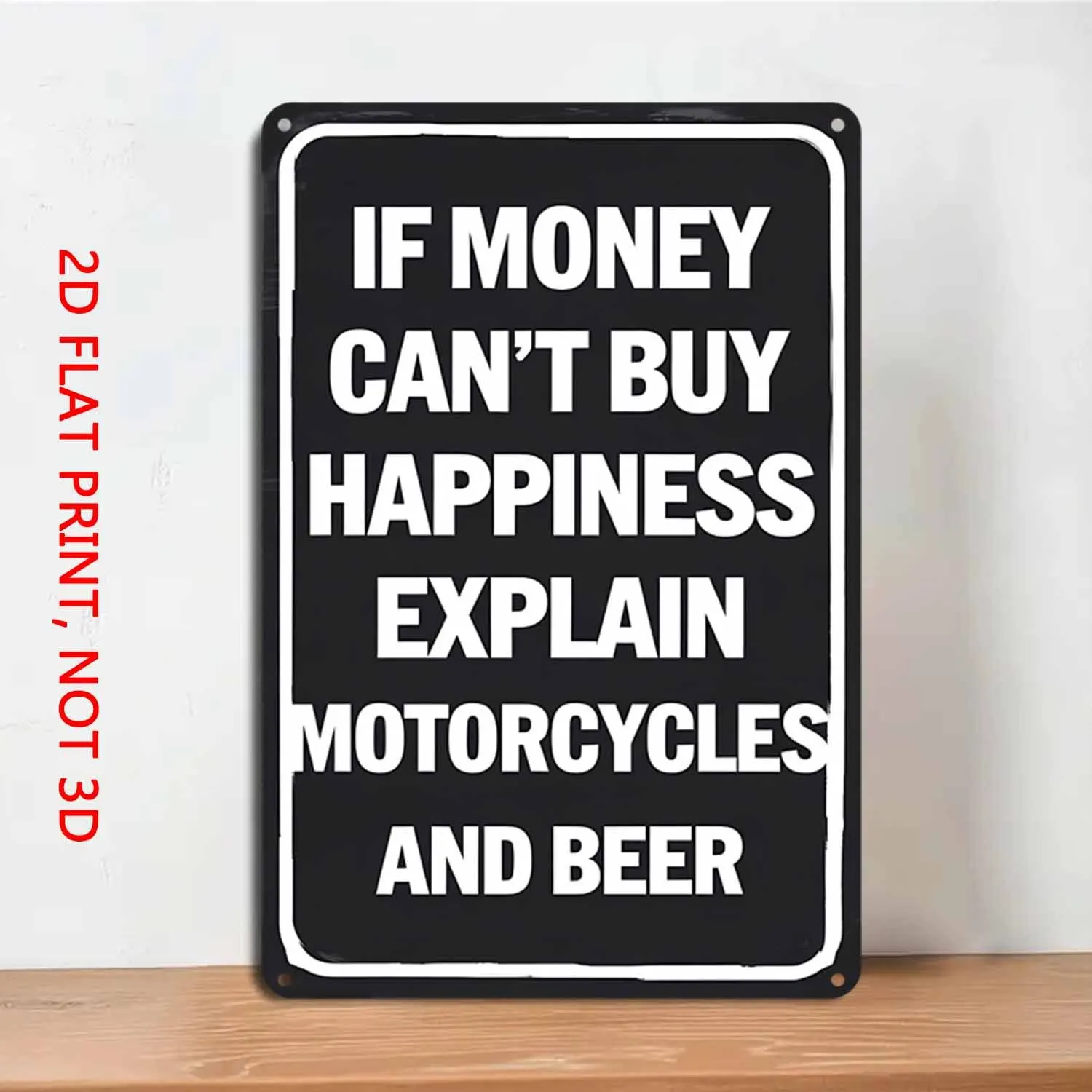 2D Flat - 1pc Vintage Metal Sign, 8*12 Inch, 