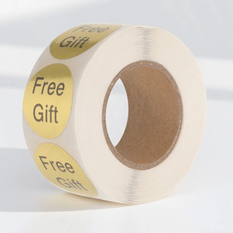 

500Pcs Customer Appreciation Sticker Free Gift Label Adhesive Sticker for Supermarket Packaging Business Free Gift Stickers