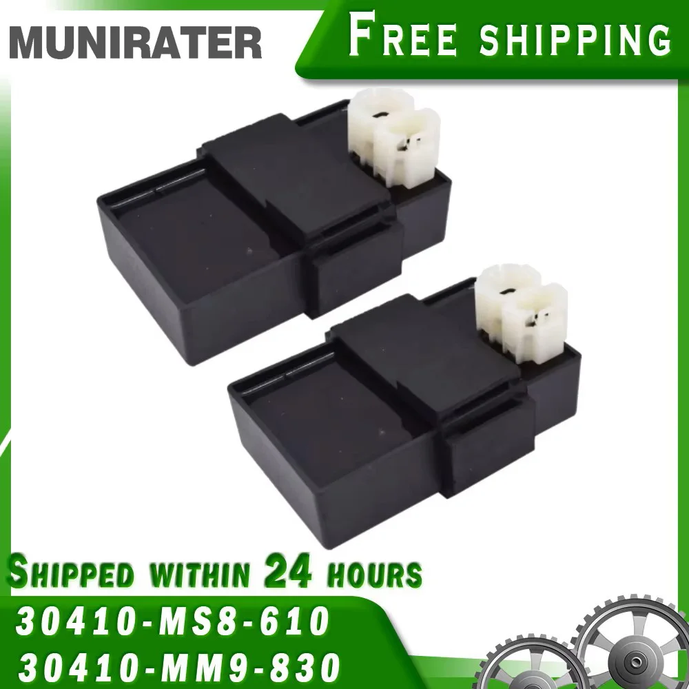 

MS8 CDI Ignition Box 2Pcs Replacement for Honda XL 600 V Transalp XRV 650 Africa Twin 583cc 30410-MS8-610