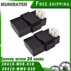 MS8 CDI Ignition Box 2Pcs Replacement for Honda XL 600 V Transalp XRV 650 Africa Twin 583cc 30410-MS8-610