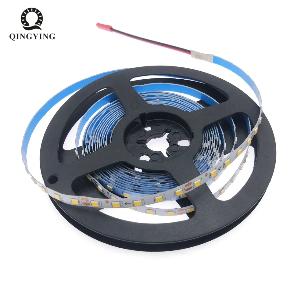 Светодиодная лента SMD2835 5B10C 100D/м, постоянный ток, 1 м, 2 м, 3 метра, белый, теплый и нейтральный белый, для панельных светильников и люстр.