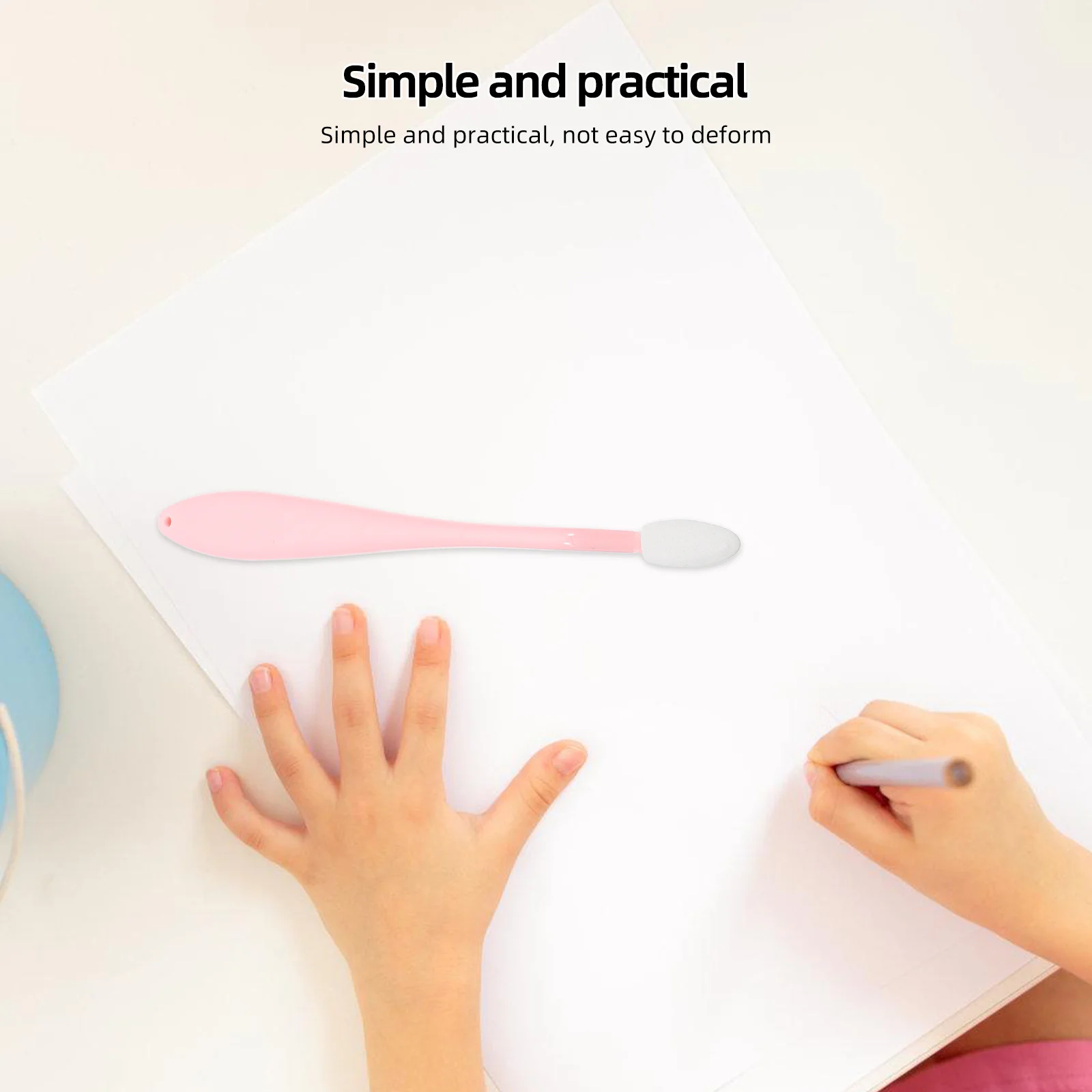 

2Set Sketch Eraser Blending Pen Art Drawing Tools Pink Eraser Replacement Heads for Artists Students Blending Stump