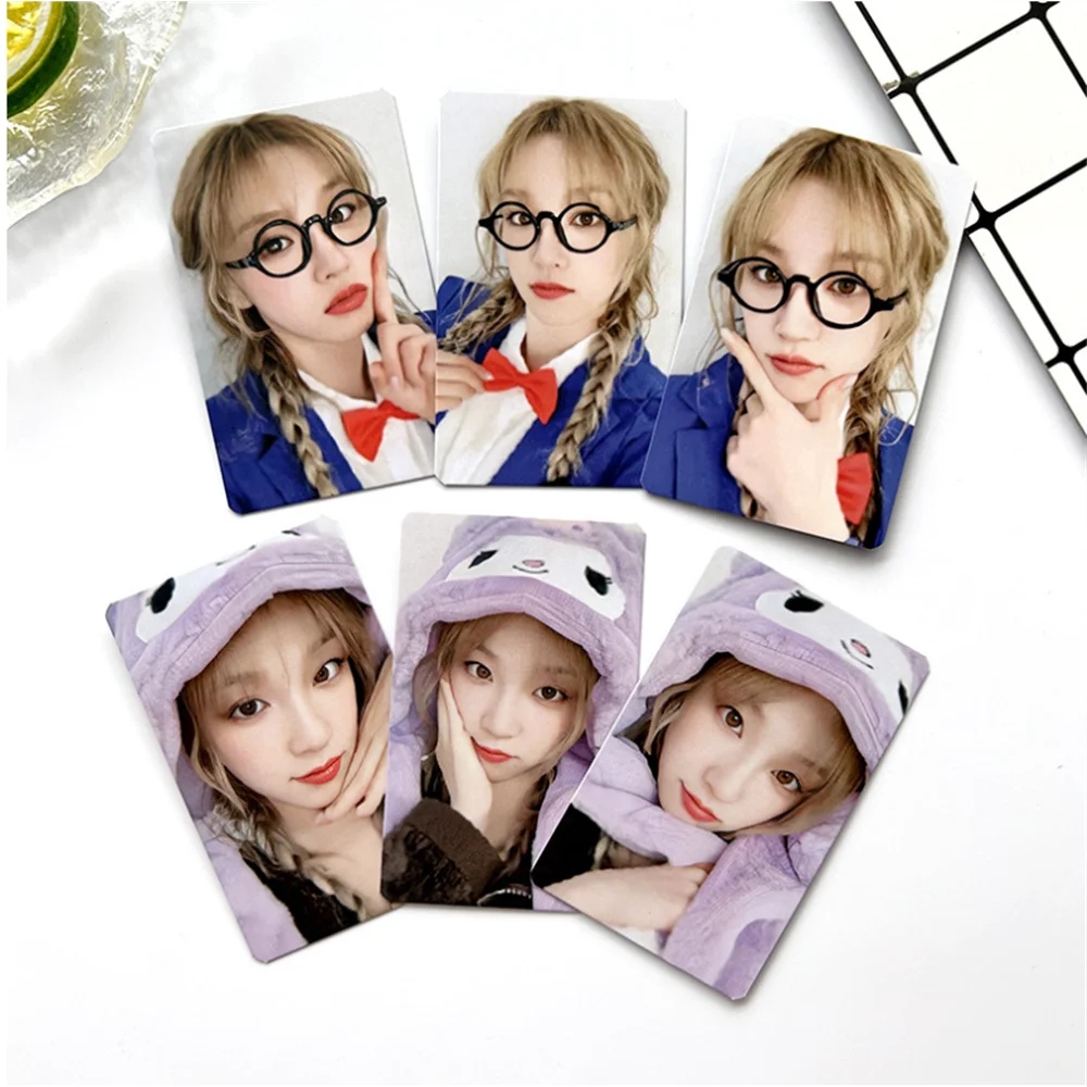 KPOP GIDLE YUQI Photocard Idol SOLO lOMO, álbum de tarjetas pequeñas, tarjetas postales de Merch de celebridades, regalos de colección de fanáticos, accesorios de personajes