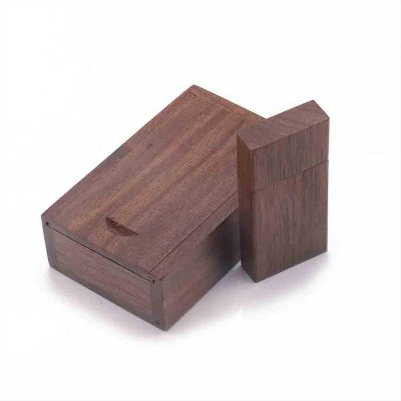 USB Flash Drive Memory Stick U Disk External Storage Memory Portable Wooden Flash Drive With Box