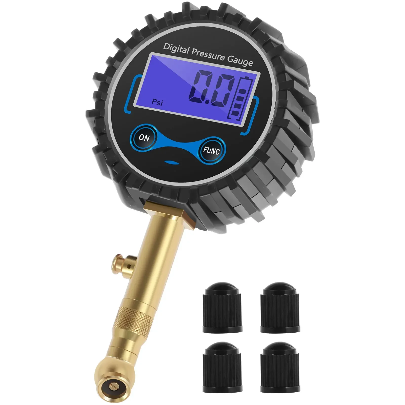 Digital Tire Pressure Gauge 200PSI Inflation Monitoring Manometer Car EU Tire Air Pressure Inflator Gauge LED Backlight Vehicle