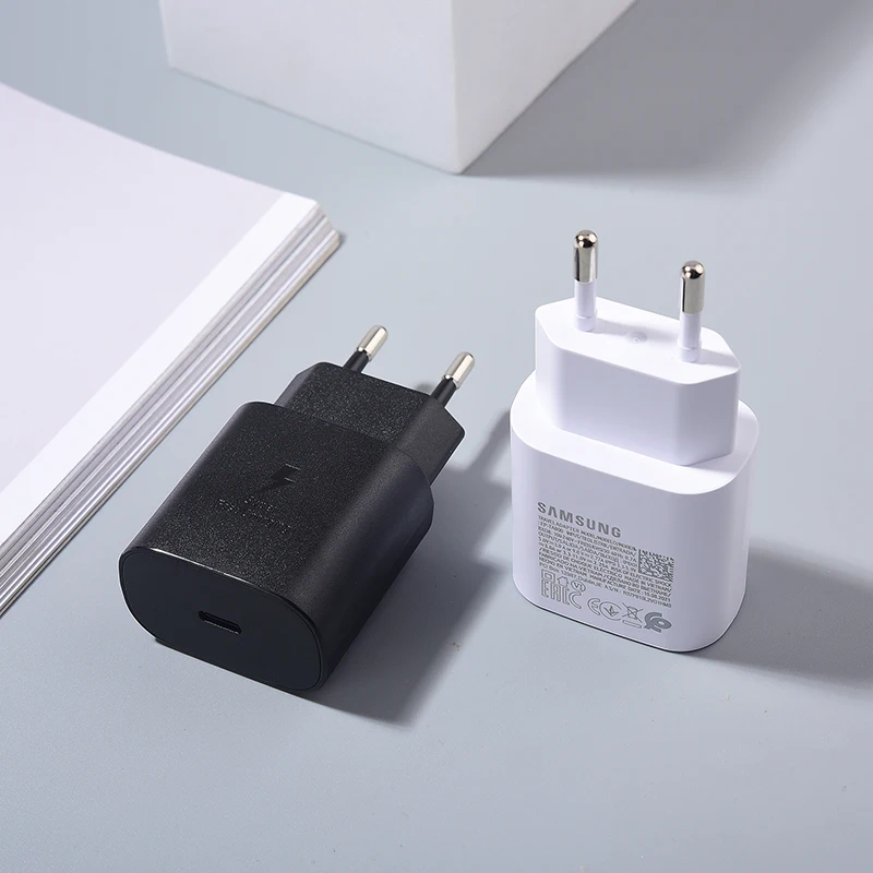 25W PD Charger Original Samsung Galaxy S24 S23 Ultra S22 S21 S20 FE A34 A54 A35 A55 Fast Charging Adapter Usb C To Type C Cable - náhled 4