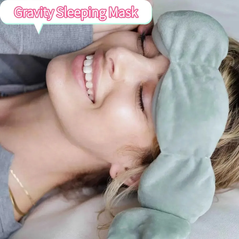 

Sleep Mask Gravity Eye Mask Light Blocking Pressure Relaxation Travel Insomnia Relief Blackout Blindfold Sleeping Aid Mask