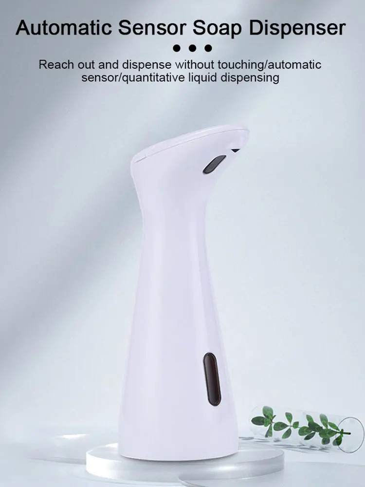 Automatic Hand Soap Dispenser Battery Operated 200ML Dish Soap Dispenser Touchless PX6 Waterproof for Kitchen Bathroom Washroom