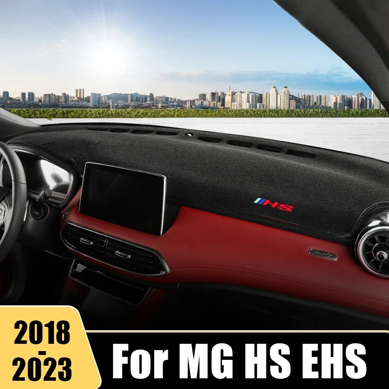 

For MG HS EHS PHEV 2018 2019 2021 2022 2023 Car Dashboard Cover Avoid Light Mats Non-Slip Instrument Panel Carpets Accessories