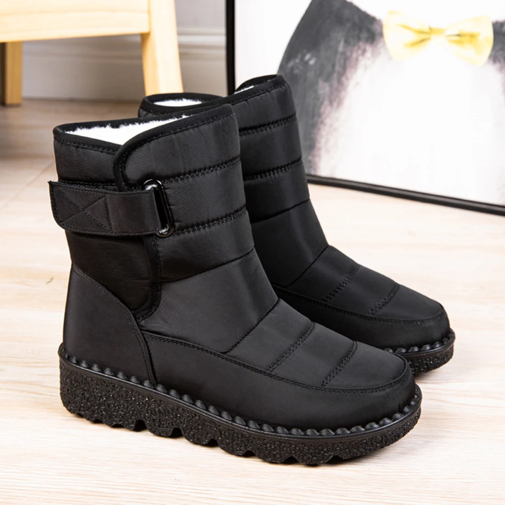 Boots Women Non Slip Waterproof Winter Snow Boots Platform Shoes for Women Warm Ankle Boots Cotton Padded Shoes Botas De Mujer